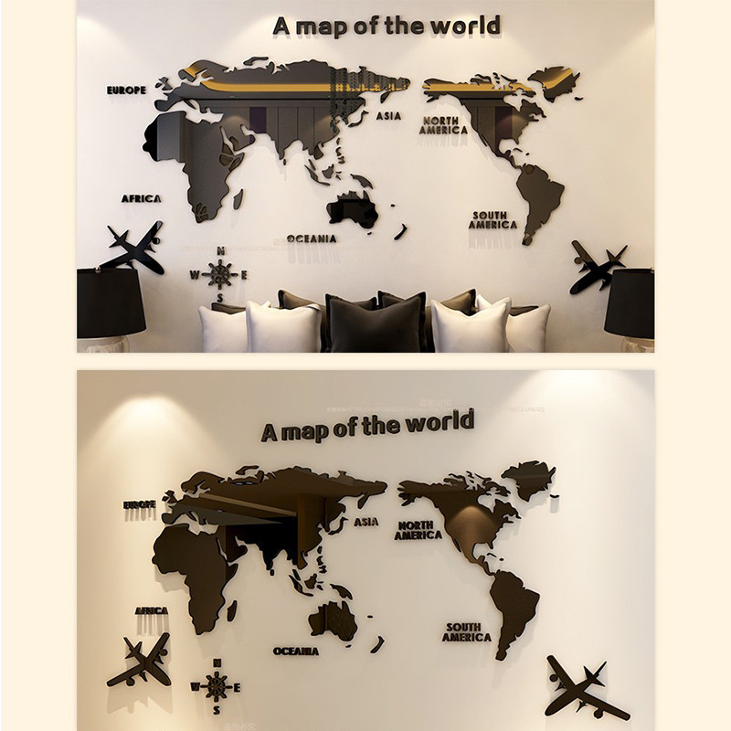 Nordic Wereldkaart Acryl 3d Mu - Office Furniture World recensie en prijs